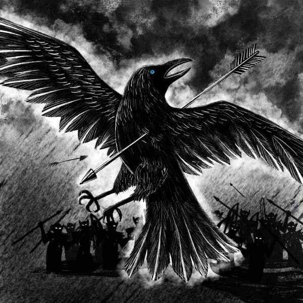 Hunted – As the Raven Flies (digital art)